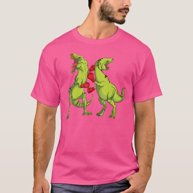 Camisa de Dinossauro de Boxing T-Rex (Frente)