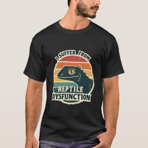 Camisa de disfunção réptil - Camisa-T Engraçada