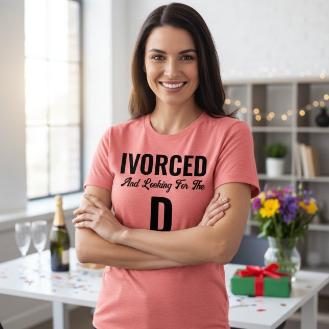 Camisa De Divórcio Engraçado - Presente Recém-Divo (Funny Divorce Shirt for Women & Men | Newly Divorced Gift Shirt | Sarcastic Divorce Tee)