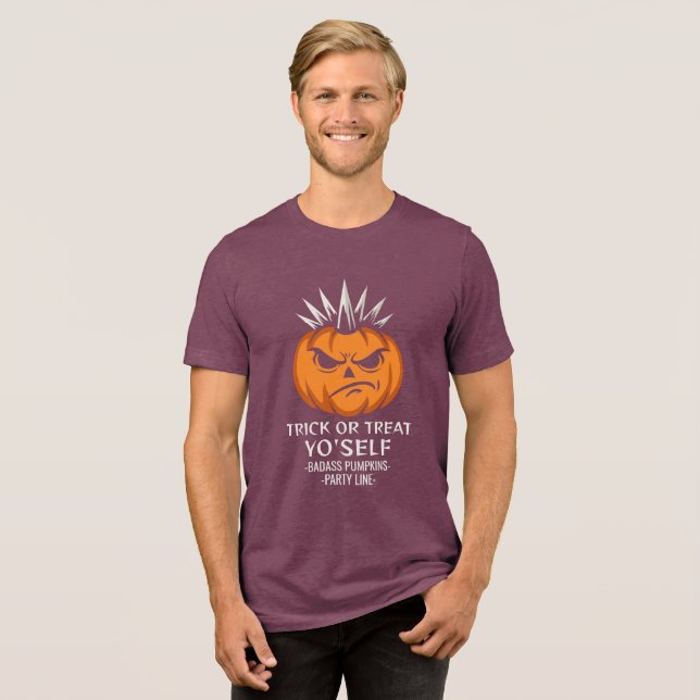 Camisa de Doce ou Travessura, Presente de Hallowee (Frente Completa)