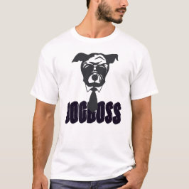 Camisa De Dog Boss Bulldog Engraçado em Terno e G