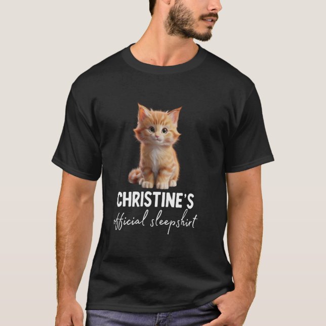 Camisa de dormir CHRISTINE'S Gato Oficial Pijama (Frente)