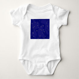 Camisa de dormir de uma peça com céu azul escuro c