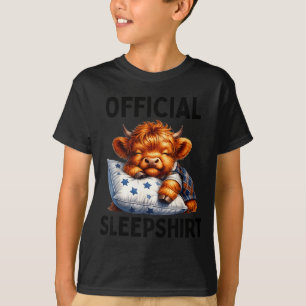 camisa de dormir de vaca highland escocesa pijama
