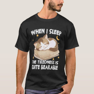 Camisa de dormir engraçada de gato O Gordinho tira
