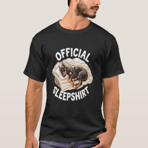 Camisa de dormir engraçada do Doberman Pinscher Of