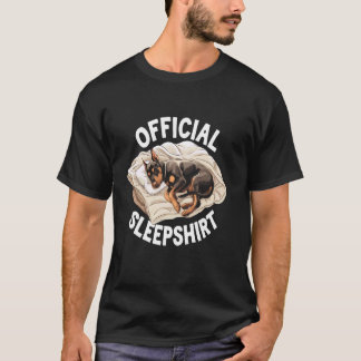 Camisa de dormir engraçada do Doberman Pinscher Of