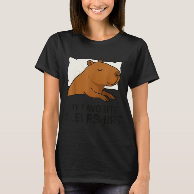 Camisa de dormir favorita do capivara Roupas de do (Frente)