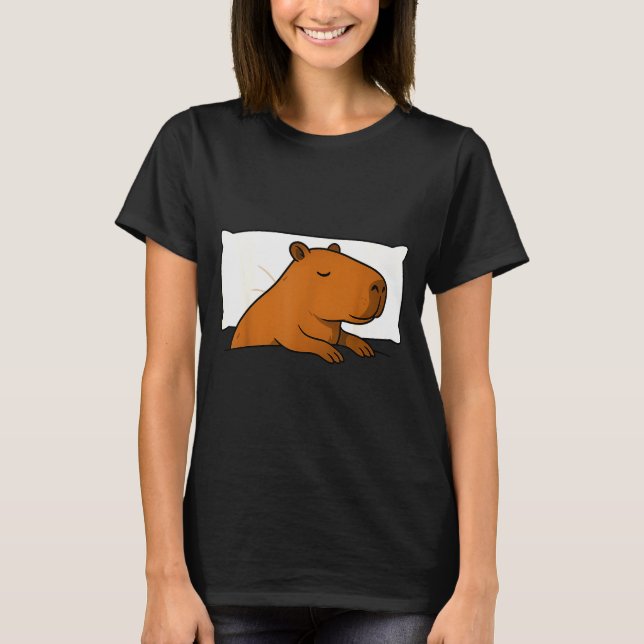 Camisa de dormir favorita do Capivara Sleeng Roupa (Frente)