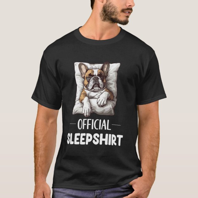 Camisa de dormir oficial de Bulldog Francês French (Frente)