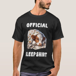 Camisa de dormir oficial de vaca Pijama Camisola