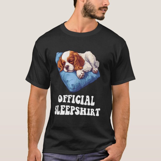 Camisa de dormir oficial do Cavalier King Charles  (Frente)