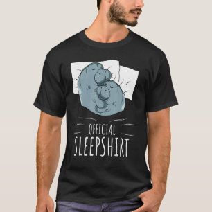 Camisa de dormir oficial do peixe-boi Manatee Sea