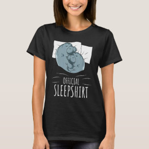 Camisa de dormir oficial do peixe-boi Manatee Sea
