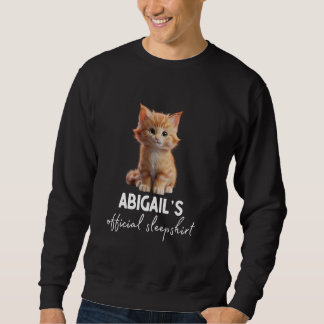 Camisa de dormir pijama do gato oficial da ABIGAIL