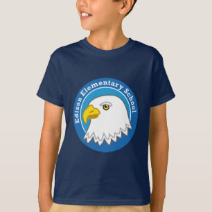 Camisa de Eagle dos miúdos (escura)