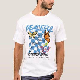 Camisa de Efeito de Borboleta Pacífica - Serenidad