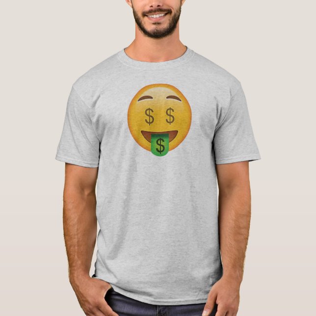 Camisa de Emoji do dinheiro (Frente)