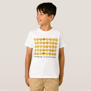 Camisa de Emoji para miúdos