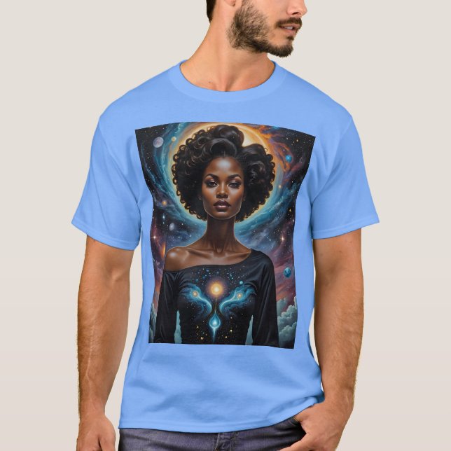 Camisa de Energia da Deusa Celestial Galáxia (Frente)