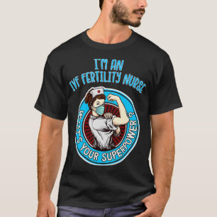 Camisa De Enfermagem De Fertilidade IVF Para Mulhe