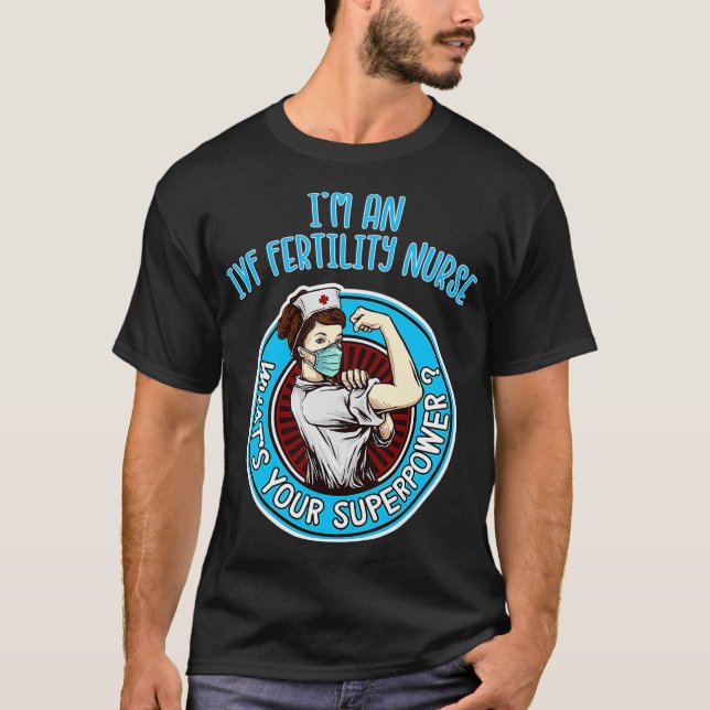 Camisa De Enfermagem De Fertilidade IVF Para Mulhe (Frente)