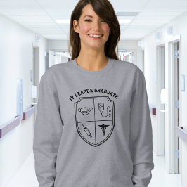 Camisa de Enfermeira Engraçada I.V. League