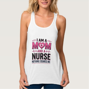 Camisa de Enfermeira Mãe Nada Me Assusta Estampa V