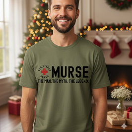 Camisa de Enfermeiro Masculino RN Murse O Homem O