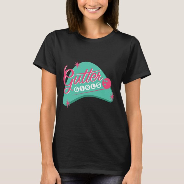 Camisa de Equipe da Liga de Boliche Gutter Girls P (Frente)