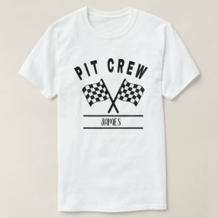 Camisa de Equipe de Pit, Camisa Combinando Família