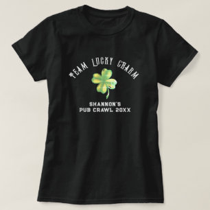 Camisa de Equipe do Dia de São Patrício Personaliz