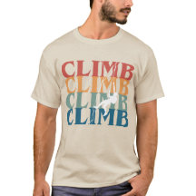 Camisa De Escalada De Rock, Tee De Pedra,