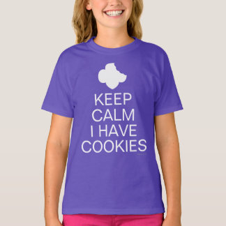 Camisa De Escoteiro - Fique Calmo Eu Tenho Cookies