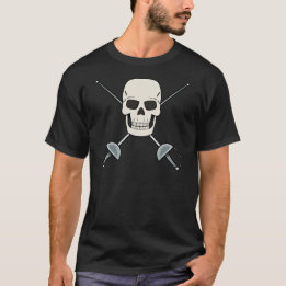 Camisa de esgrima de caveira para homens