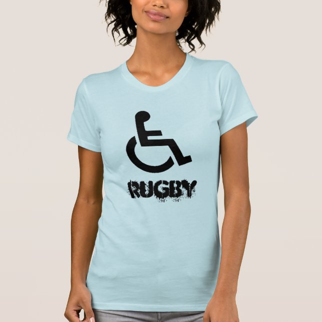 Camisa de esporte de Murderball do rugby da (Frente)