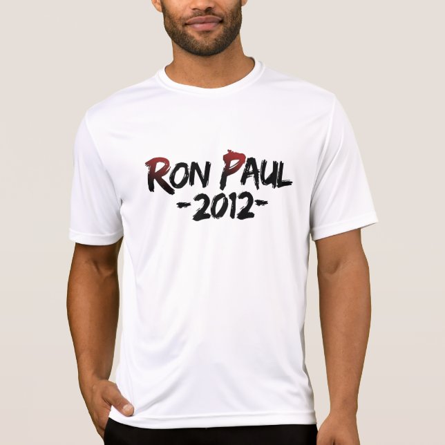 Camisa de esporte do Dri-Ajustado de Ron Paul (Frente)