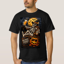 Camisa de Esqueleto de Cerveja de Halloween – Truq