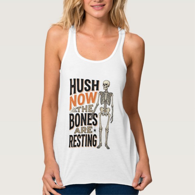 Camisa de Esqueleto Divertido, Gravação de Hallowe (Frente)
