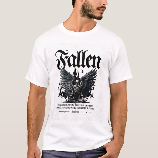 Camisa De Esqueleto Ghost Fallen, Presente Para Ma (Frente)