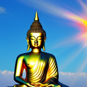 Camisa de Estátua Espiritual Buda