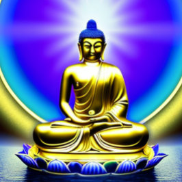 Camisa de Estátua Espiritual Buda