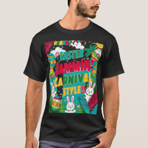 Camisa de estilo carnaval de jammin de páscoa