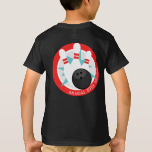 Camisa de Evento de Boliche Negra + Nome no Bolso