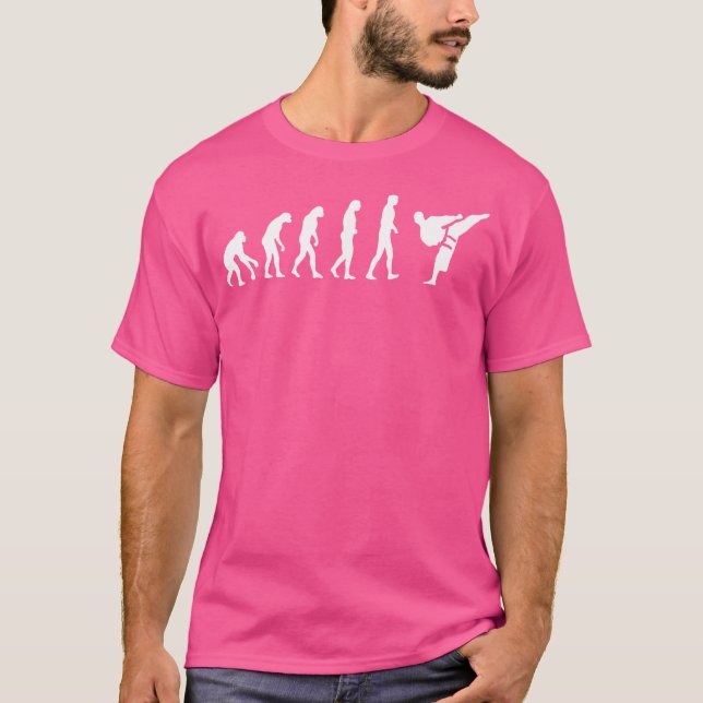 Camisa de Evolução de Artes Marciais - Judo Karate (Frente)
