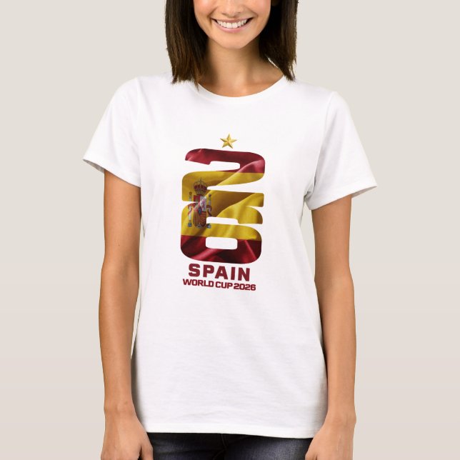 Camisa de Fã da Seleção Espanhola Copa do Mundo 20 (Frente)