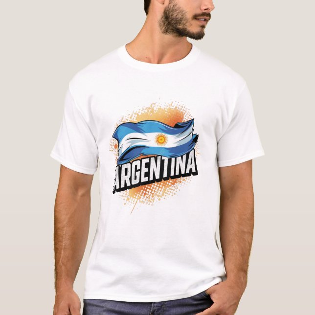 Camisa de Fã de Futebol Americano da Bandeira da A (Frente)