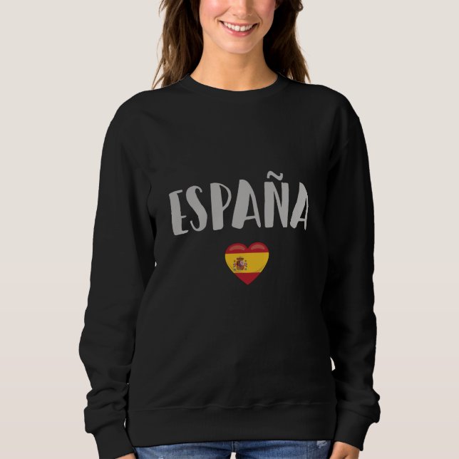 Camisa de Fã de Futebol da Espanha Bandeira (Frente)