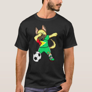 Camisa de Fã de Futebol da Guiana Pastor Alemão Da