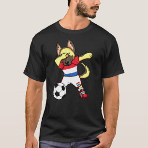 Camisa de Fã de Futebol da Holanda com Pastor Alem